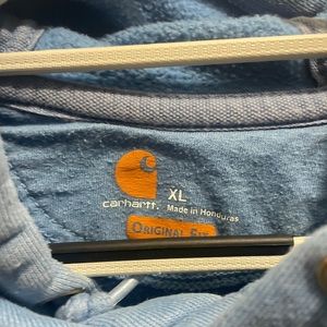 Light blue extra large men’s Carhart hoodie